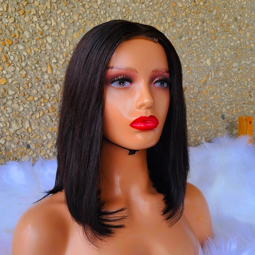 Closure bob wig(Vietnam hair)12",14",16"